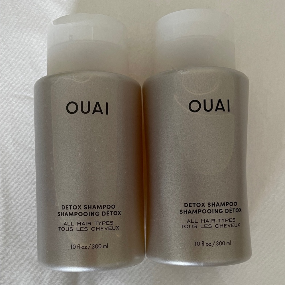 OUAI Detox Shampoo - Silver and White Bottles
